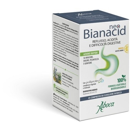 Neobianacid 45 Compresse Gusto Limone- Aboca