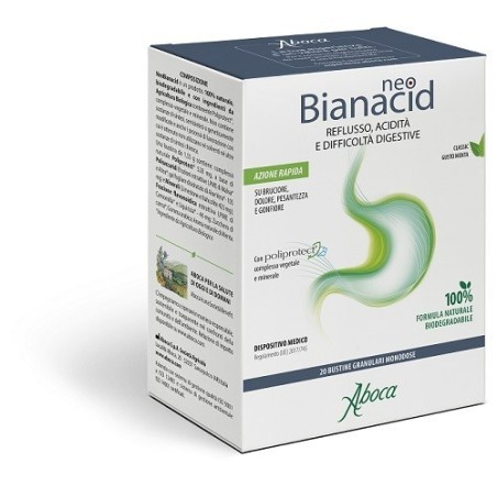 Neobianacid 20 Bustine Orosolubili per acidità, reflusso e difficoltà digestive