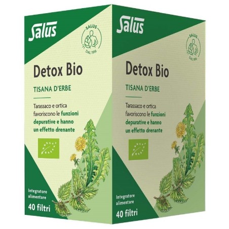 Salus Tisana Detox Bio 40 Filtri con funzioni depurative e drenanti