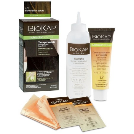 Nutricolor Tinta Delicato 6.3 Biondo Scuro Dorato- Biokap con olio di argan