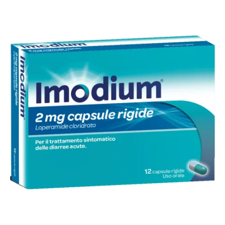 Imodium 2 mg Contro Diarrea 8 capsule