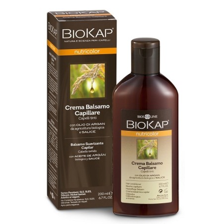 Biokap Nutricolor Crema Balsamo Capillare Capelli Tinti  con olio di argan
