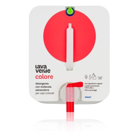 Lavaverde Colore Detergente Iperconcentrato per capi colorati.