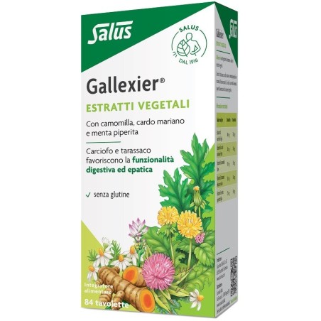 Salus Gallexier 84 Tavolette Depurativo con Estratti Vegetali