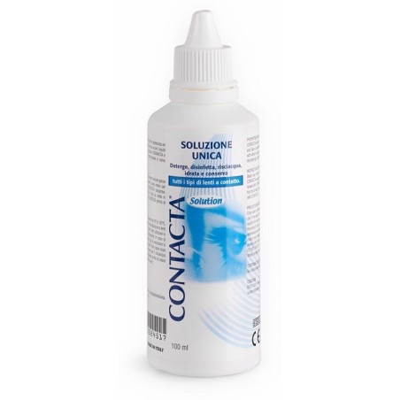 SOLUZIONE UNICA per Lenti a Contatto 100 ml formato viaggio-Contacta