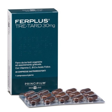 Biosline Integratore Principium FerPlus Alto Dosaggio di Ferro