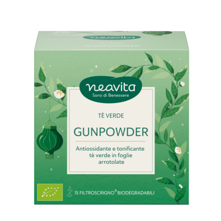 Neavita Tè Verde Gunpowder 15 Filtroscrigno Biodegradabili