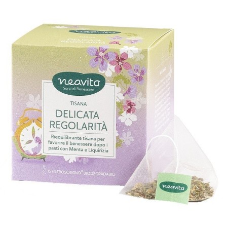 Neavita Tisana Delicata Regolarità 15 Filtroscrigno Biodegradabili da 2,5 g