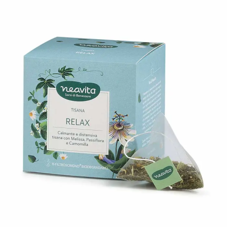 Neavita Tisana Relax 15 FiltroScrigno Biodegradabile da 2,5 g