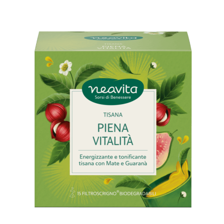 Neavita Tisana Piena Vitalità 15 Filtroscrigno Biodegradabili