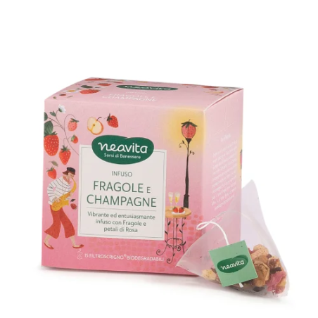 Neavita Infuso di frutta Fragole e Champagne FiltroScrigno