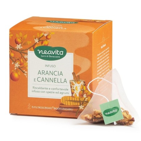 Neavita Infuso Arancia e Cannella 15 Filtroscrigno Biodegradabile