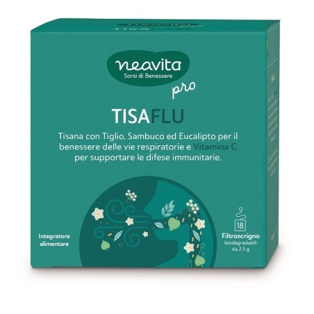 Neavita Pro TisaFlu 18 Filtroscrigno con Tiglio, Sambuco ed Eucalipto