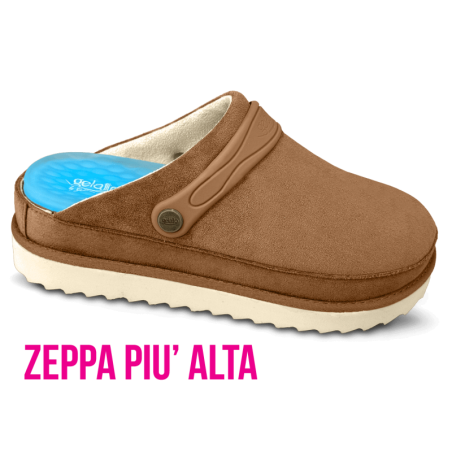 Gelatto Ciabatte Gelax con plantare Soft Tan Misura 39-40