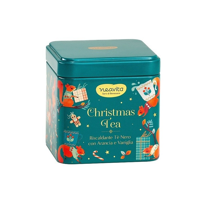 Neavita Infuso Christmas Tea 5 Filtroscrigno in Barattolino Verde di Natale