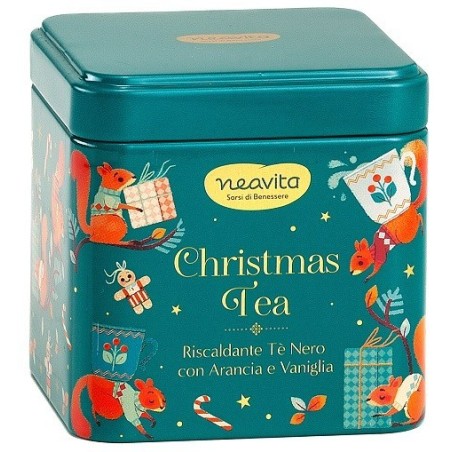 Neavita Infuso Christmas Tea 5 Filtroscrigno in Barattolino Verde di Natale