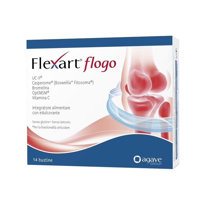Flexart Flogo Integratore 14 Bustine per ossa e cartilagini