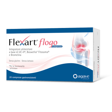 Flexart Flogo Integratore 20 Compresse Gastroresistenti per ossa e articolazioni