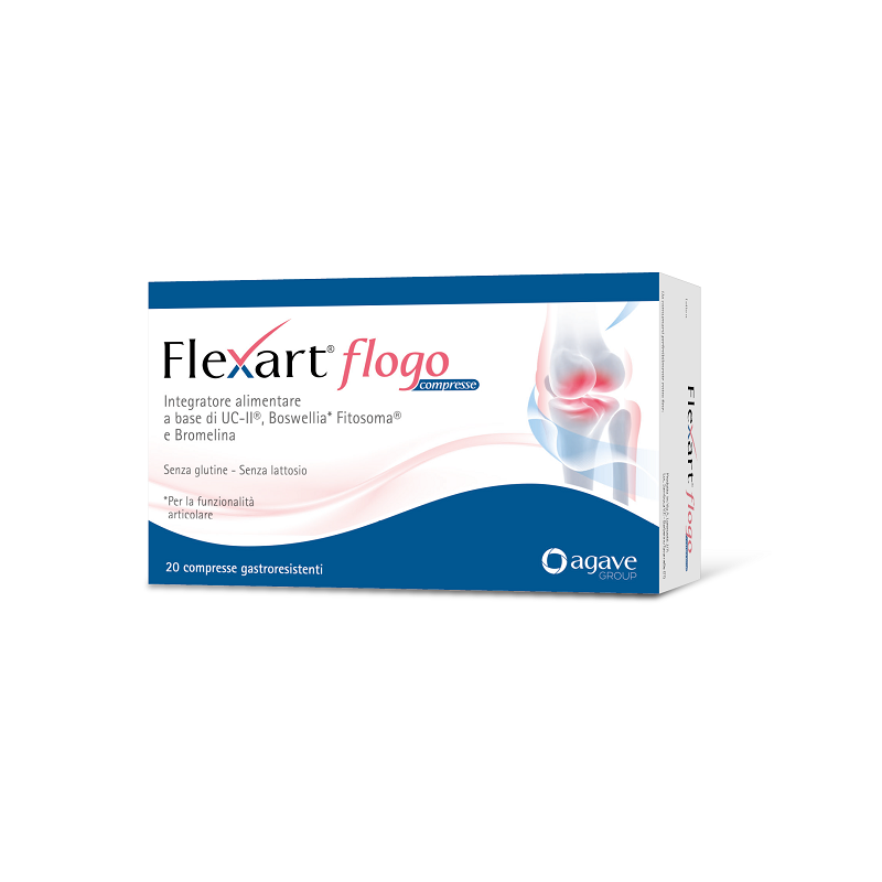 Flexart Flogo Integratore 20 Compresse Gastroresistenti per ossa e articolazioni