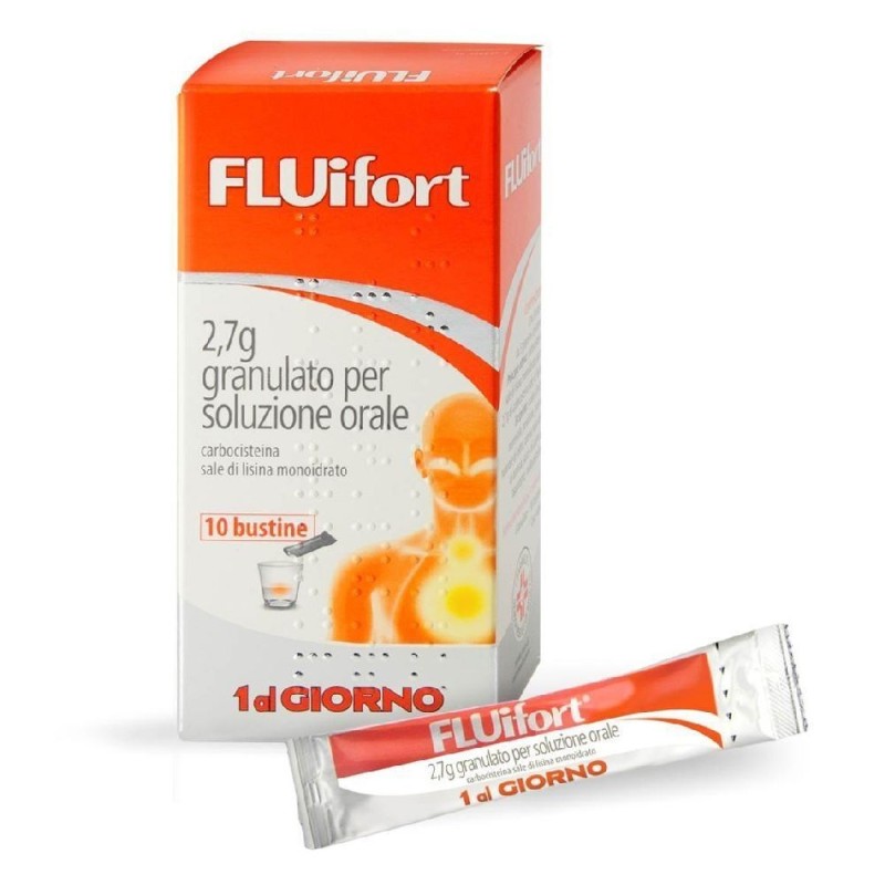 Fluifort Granulato 2,7 g per Soluzione Orale 10 Bustine