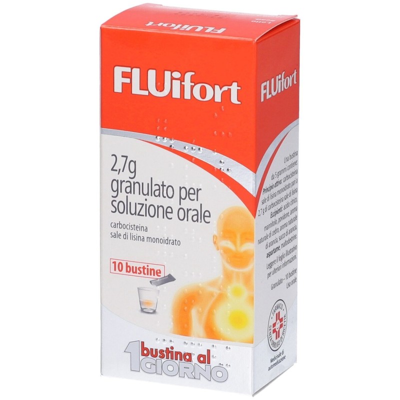 Fluifort Granulato 2,7 g per Soluzione Orale 10 Bustine
