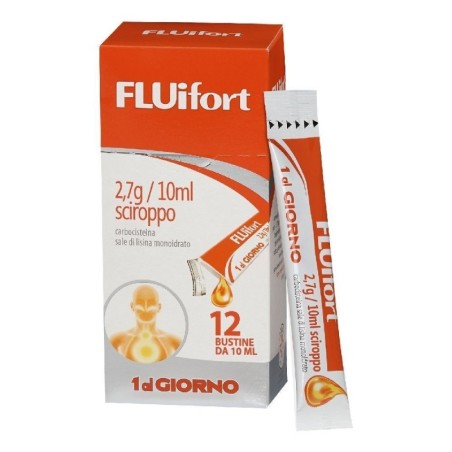 Fluifort 2,7 g/10 ml Sciroppo 12 Bustine Monodose