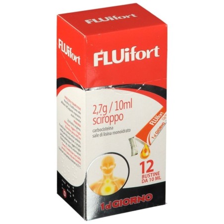 Fluifort 2,7 g/10 ml Sciroppo 12 Bustine Monodose