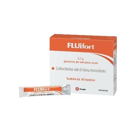 Fluifort 2,7 g 30 Bustine Granulato per Soluzione Orale