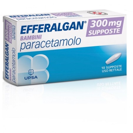 Efferalgan 10 supposte 300 mg per bambini