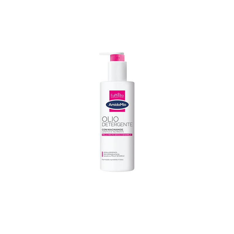 Euphidra Amidomio Olio Detergente 400 ml con Niacinamide