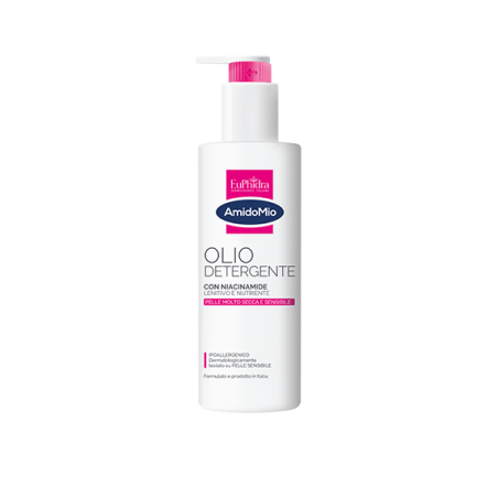 Euphidra Amidomio Olio Detergente 400 ml con Niacinamide