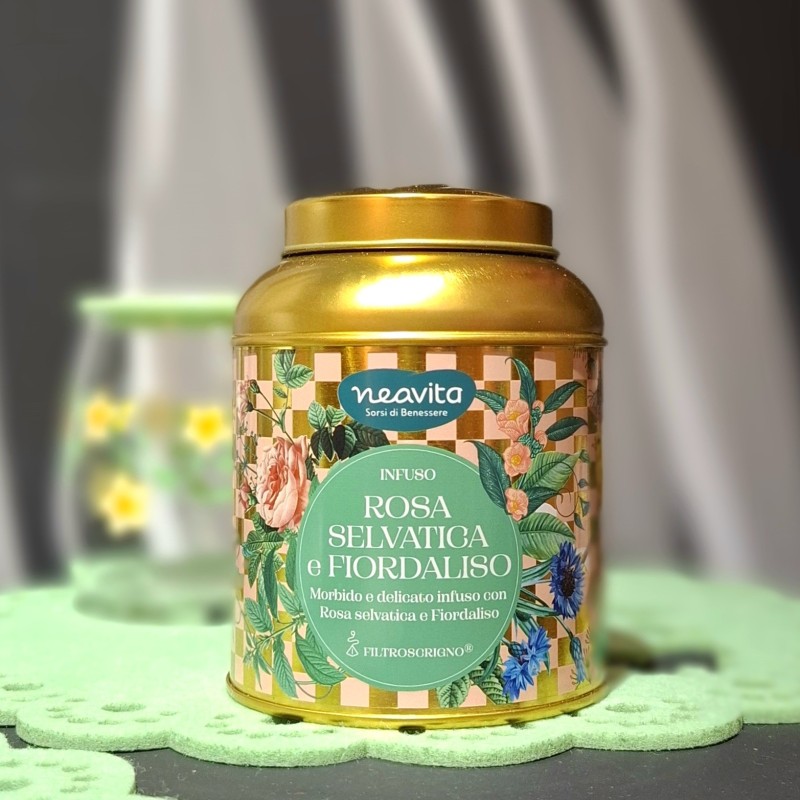 Neavita Infuso Rosa Selvatica e Fiordaliso 12 Filtroscrigno da 3,5 g