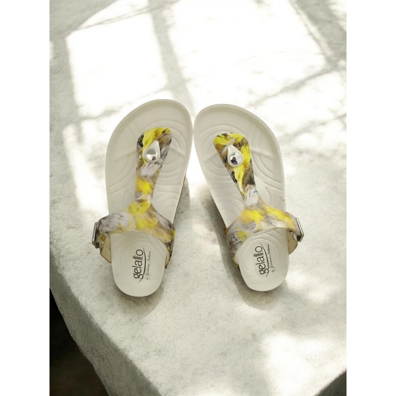 Gelatto Woodstock City 3 Ciabatte Donna Anatomiche Girasole Misura 39-40