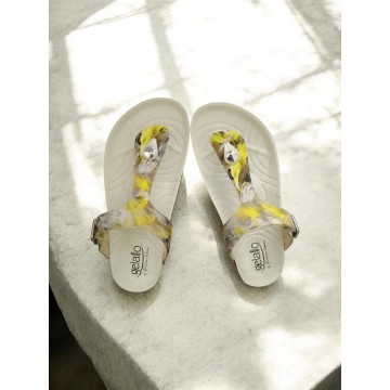 Gelatto Woodstock City 3 Ciabatte Donna Colore Girasole Misura 37-38 2