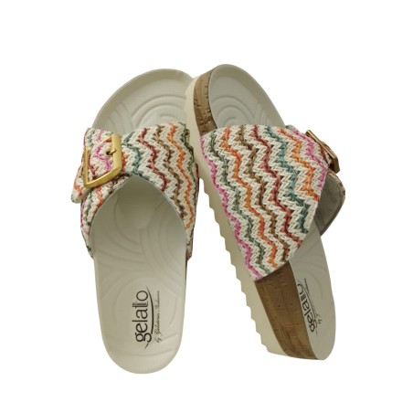Gelatto Woodstock City Ciabatte Donna Multicolor Misura 35-36