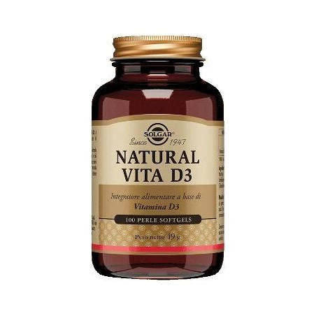Solgar Natural Vita D3 100 perle
