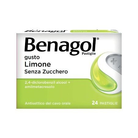 Benagol senza zucchero al Benagol-24past limone senza zucchero per il benessere della gola