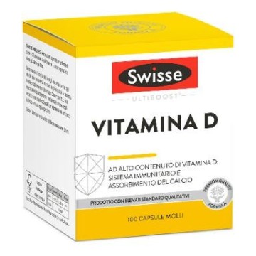 Swisse Vitamina D3 100 Capsule- Integratore per il sistema immunitario
