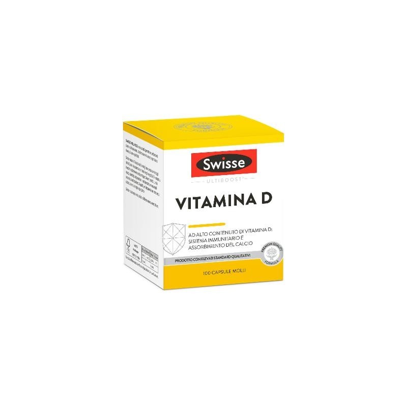 Swisse Vitamina D3 100 Capsule- Integratore per il sistema immunitario