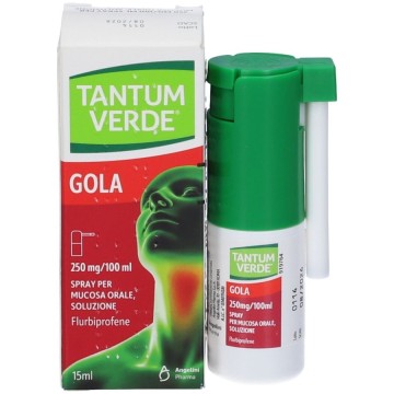 Tantum Verde Gola* Spray Antinfiammatorio Nebulizzatore 15ml 0,25%