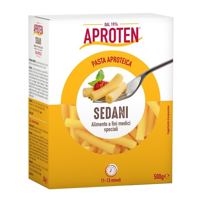 Aproten Pasta Aproteica Sedanini 500g a basso contenuto di proteine