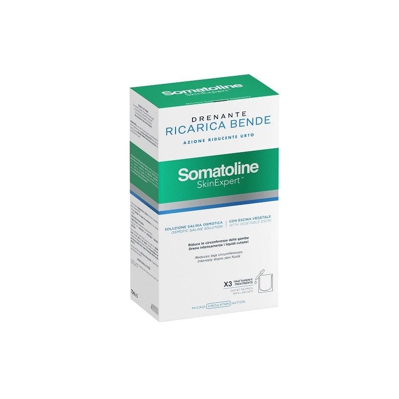 Somatoline SkinExpert Ricarica Bende Drenanti Starter Kit 420 ml