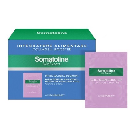 Somatoline SkinExpert Collagen Booster Integratore 30 Bustine-Integratore alimentare a base di vitamina C