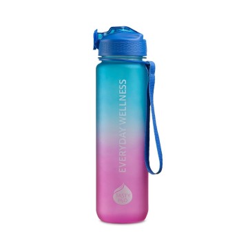 Tasty H2O Bottiglia Motivazionale colore Rosa/Azzurra 1 Litro 2