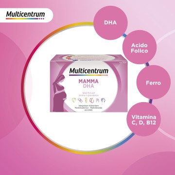 Multicentrum Mamma DHA 30 compresse +30 capsule molli per donne in gravidanza 2