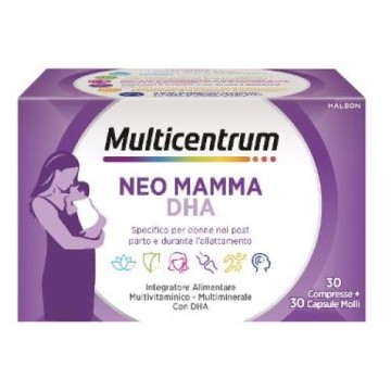 Multicentrum Neo Mamma DHA 30 Compresse+30 Capsule Molli integratore alimentare