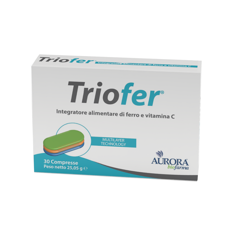 Triofer 30 Compresse integratore di Ferro e Vitamina C