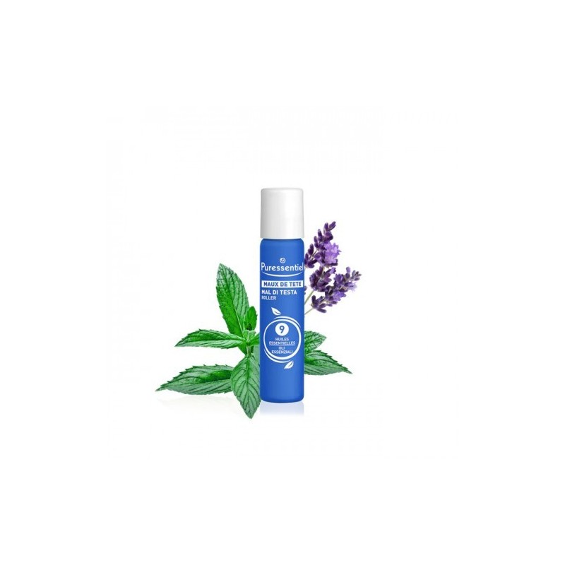 Puressentiel SOS Roller Mal di Testa 5 ml- sollievo immediato