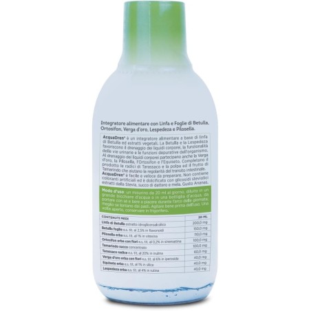 Biosline integratore Acquadren drenante e depurativo