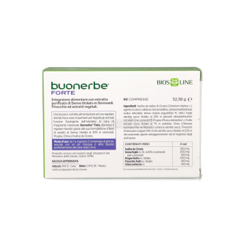 Biosline Integratore Buonerbe Forte per Intestino Pigro Confezione Maxi 2